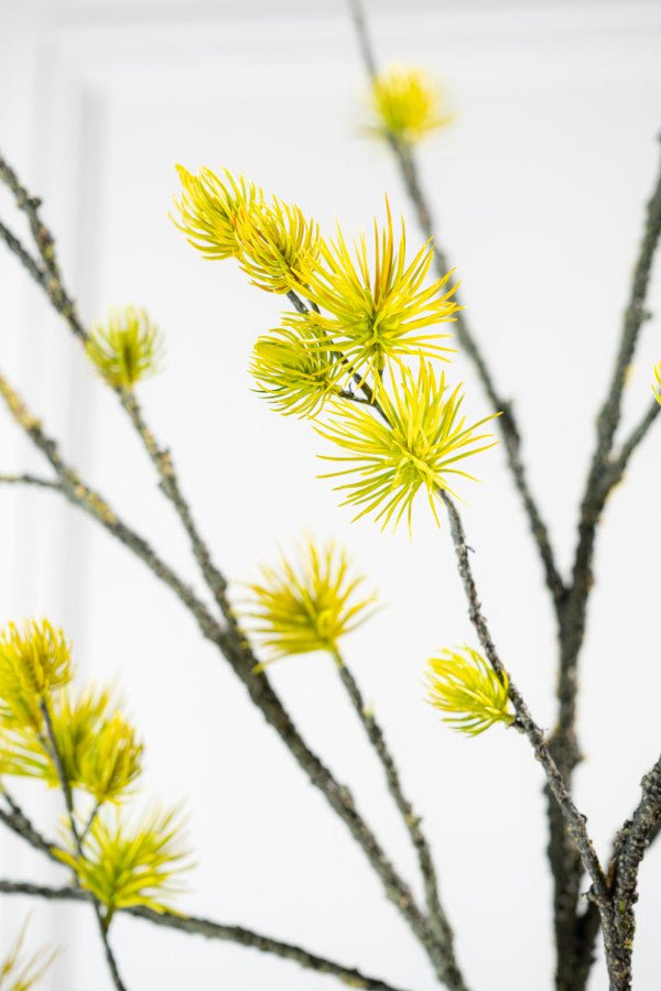 Kunstbloem Den Tak Geel/Groen | 77 cm - NU PUUR &amp; GROEN
