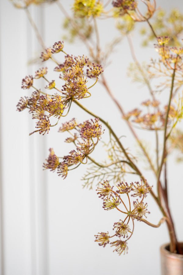 Kunstbloem Dille Tak Bordeaux | 107 cm - NU PUUR &amp; GROEN