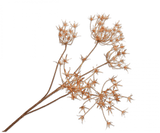 Flor artificial Rama de eneldo Dorado | 84 cm