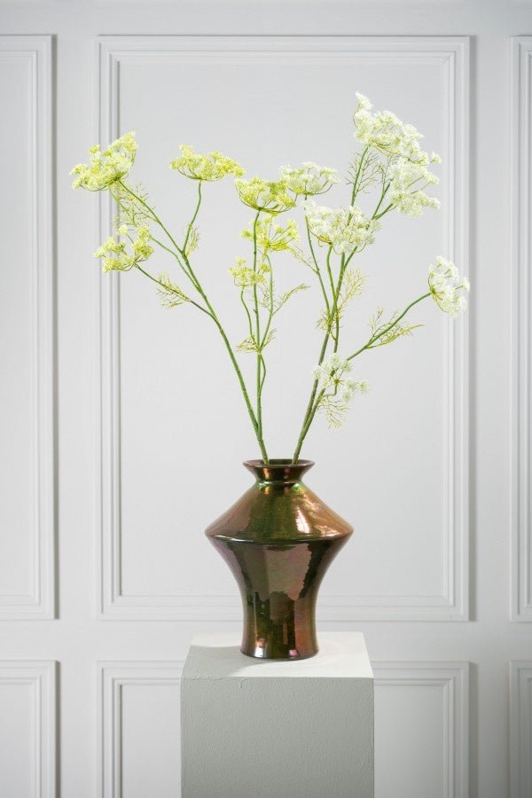 Kunstbloem Dille Tak Wit | 105 cm - NU PUUR & GROEN