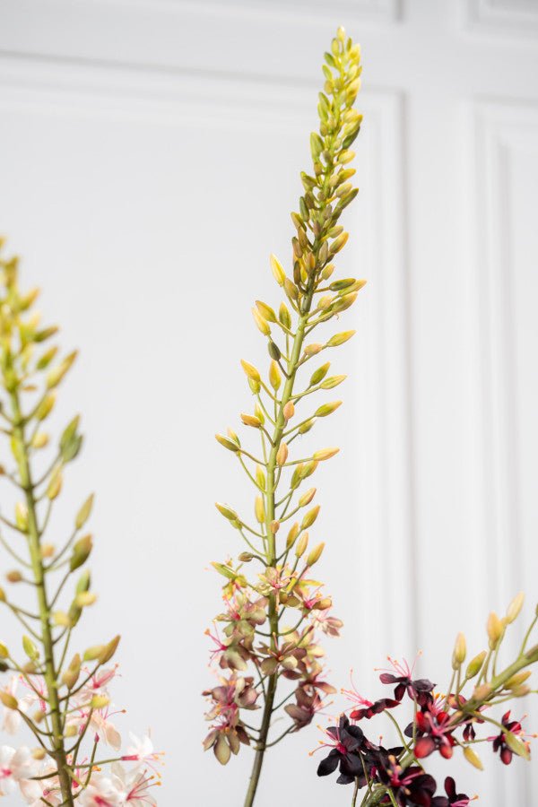 Kunstbloem Eremurus Steel Paars/Groen | 107 cm - NU PUUR &amp; GROEN