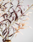 Kunstbloem Eucalyptus Tak Bordeaux | 123 cm - NU PUUR & GROEN
