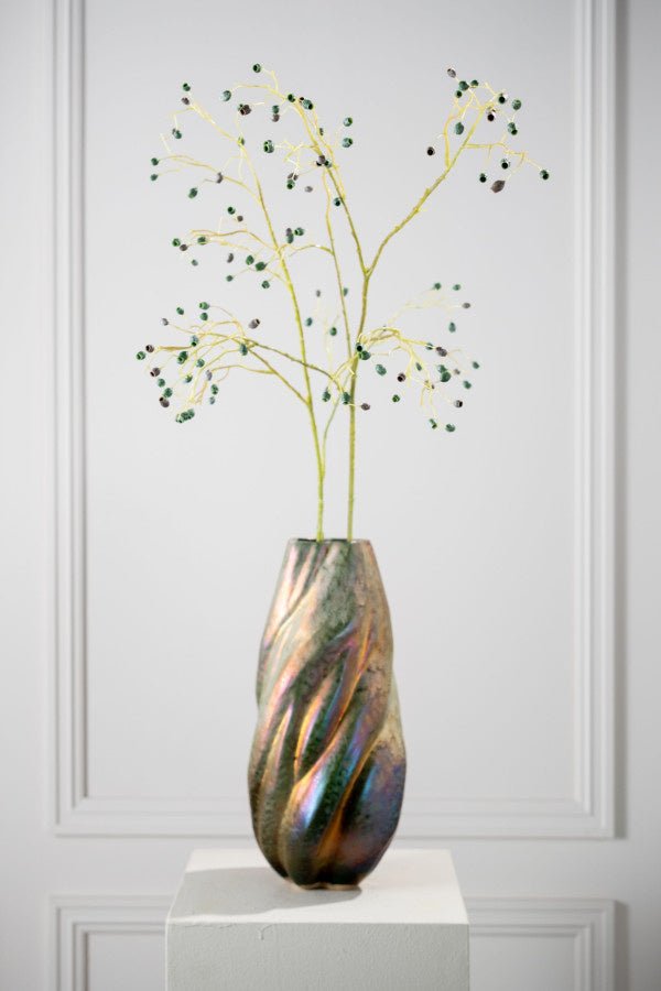 Kunstbloem Eucalyptus Tak Groen/Bruin | 115 cm - NU PUUR & GROEN