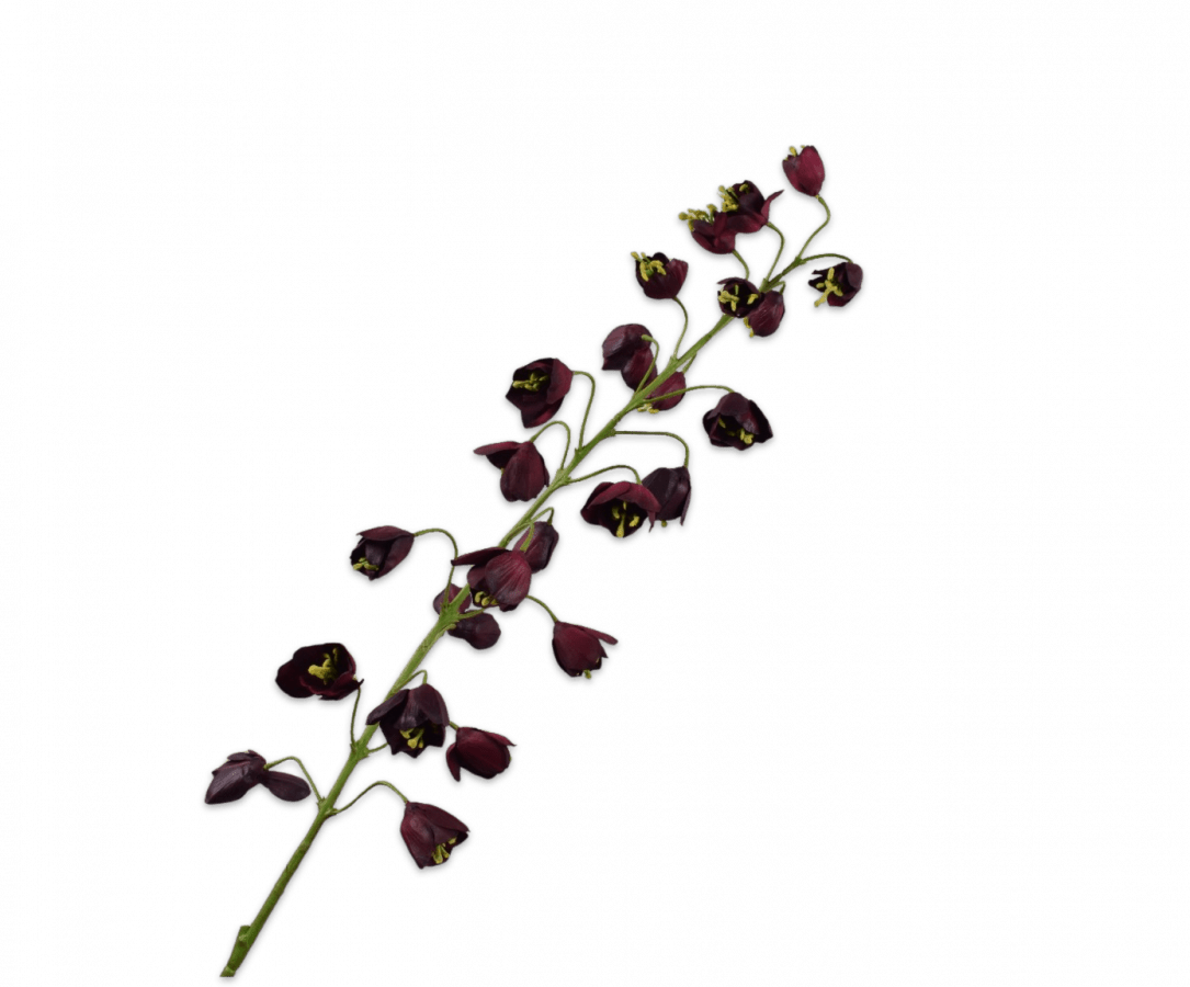 Kunstbloem Fritillaria Tak Bordeaux | 111 cm - NU PUUR & GROEN