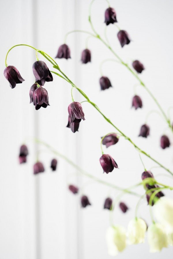 Kunstbloem Fritillaria Tak Bordeaux | 97 cm - NU PUUR & GROEN