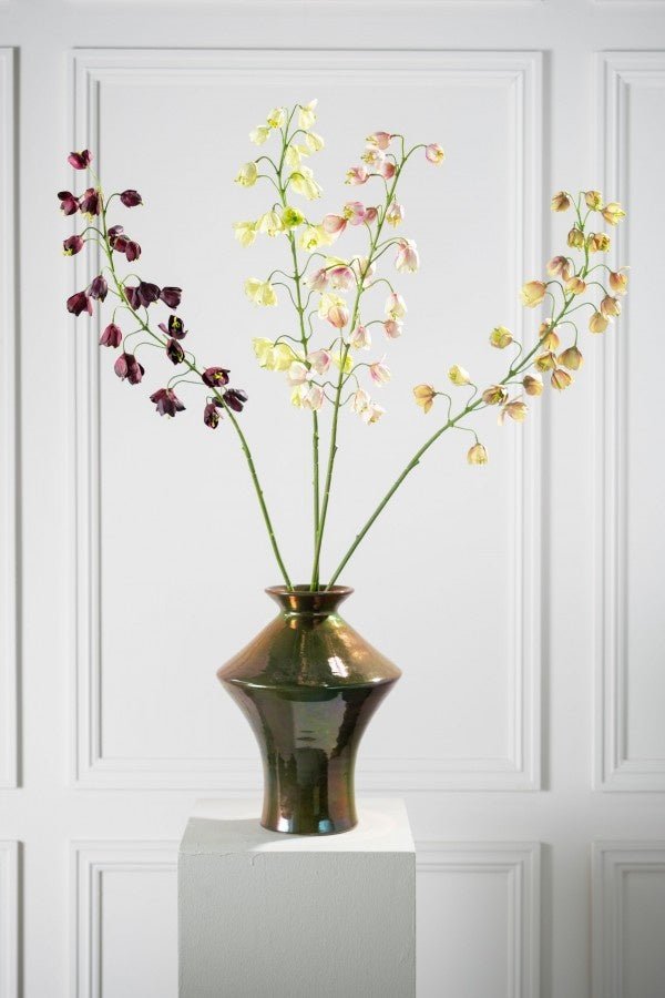 Kunstbloem Fritillaria Tak Bruin/Groen | 111 cm - NU PUUR & GROEN