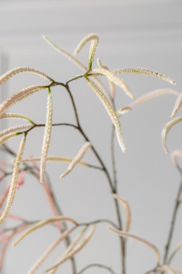 Kunstbloem Gras Tak Creme/Roze | 131 cm - NU PUUR & GROEN