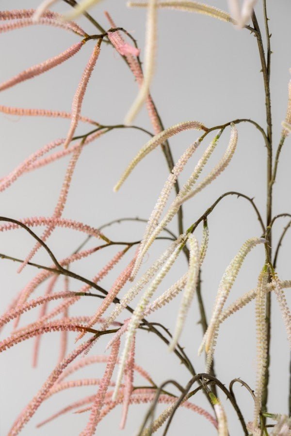 Kunstbloem Gras Tak Creme/Roze | 131 cm - NU PUUR & GROEN