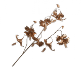 Fleur artificielle Branche d'Hibiscus Or | 110 cm