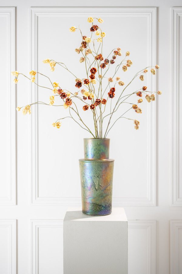 Kunstbloem Hop Tak Bruin/Groen | 109 cm - NU PUUR &amp; GROEN