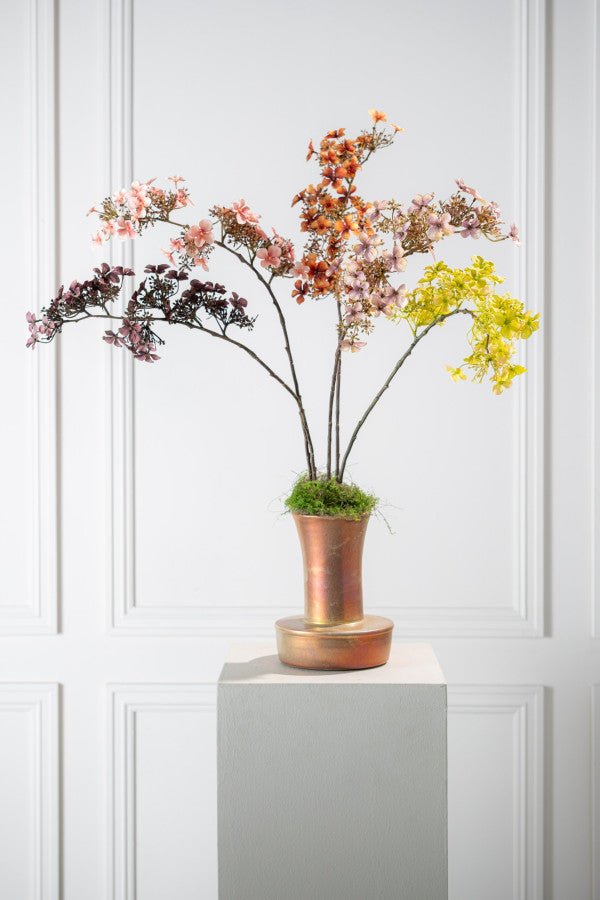 Kunstbloem Hortensia Steel Groen | 89 cm - NU PUUR &amp; GROEN