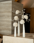 Kunstbloem Hortensia Tak Creme | 65 cm - NU PUUR & GROEN