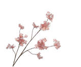 Kunstbloem Hortensia Tak Creme / Roze | 115 cm