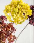 Kunstbloem Hortensia Tak Groen | 85 cm - NU PUUR & GROEN