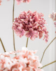 Kunstbloem Hortensia Tak Roze | 85 cm - NU PUUR & GROEN
