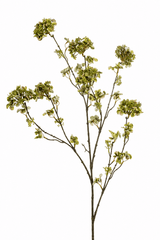 Kunstbloem Hortensia Tak Vertakt Groen | 120 cm