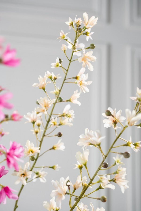 Kunstbloem Hyacint Tak Creme | 111 cm - NU PUUR & GROEN
