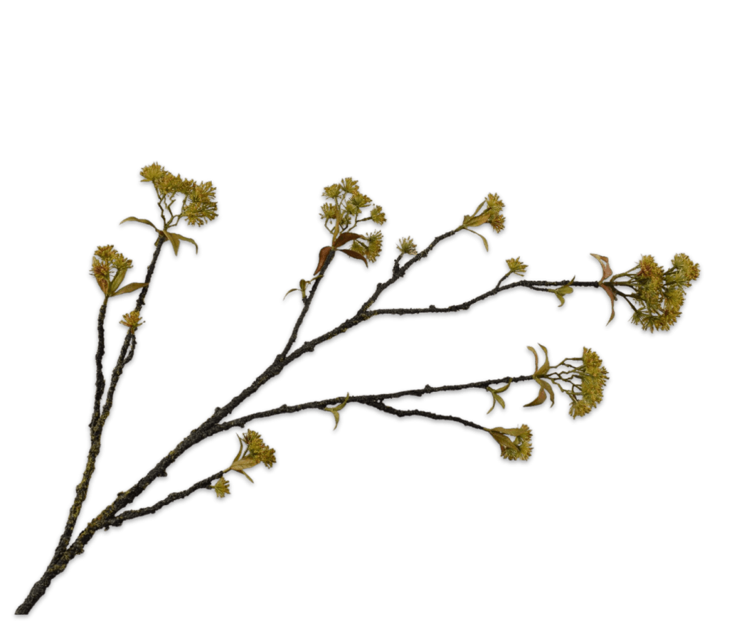 Kunstbloem Kastanje Tak Groen | 112 cm - NU PUUR &amp; GROEN