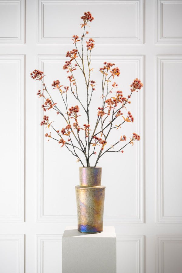 Kunstbloem Kastanje Tak Rood/Bruin | 112 cm - NU PUUR &amp; GROEN