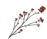 Kunstblume Kastanienzweig Rot/Braun | 112 cm