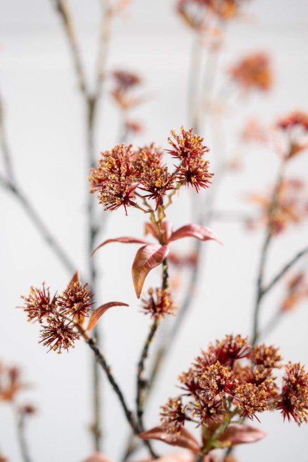 Kunstbloem Kastanje Tak Rood/Bruin | 112 cm - NU PUUR &amp; GROEN