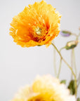 Kunstbloem Klaproos Tak Oranje | 74 cm - NU PUUR & GROEN