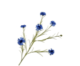 Kunstblume Kornblumen Zweig Blau | 92 cm