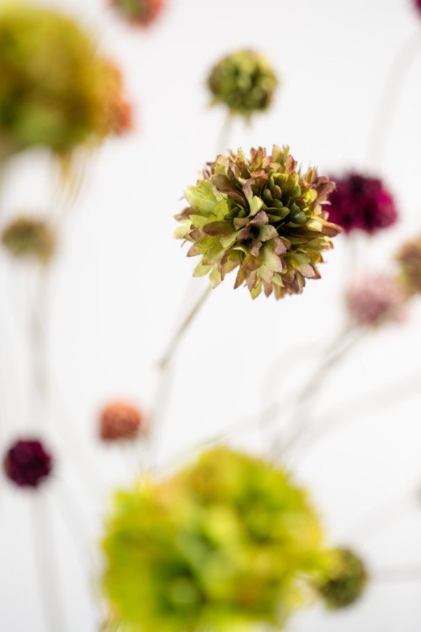 Kunstbloem Korenbloem Tak Bruin/Groen | 91 cm - NU PUUR &amp; GROEN