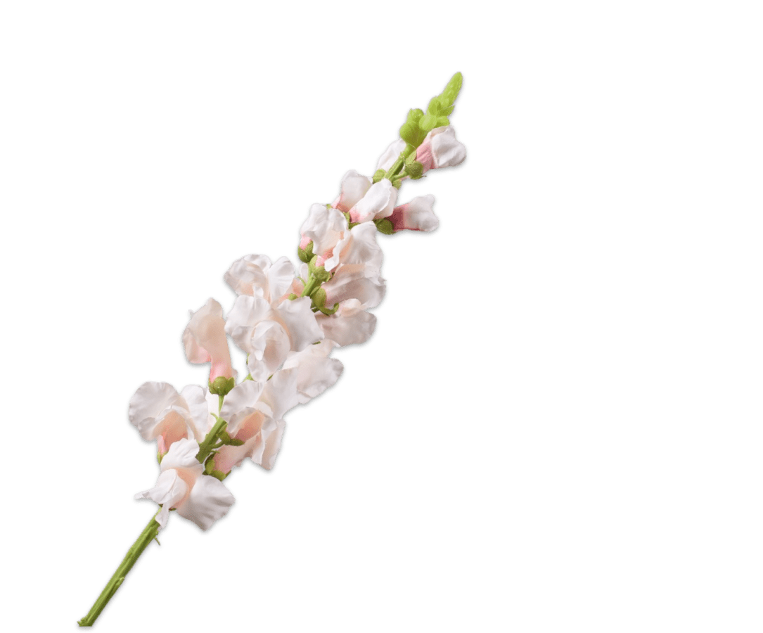 Kunstbloem Leeuwebek Steel Creme/Roze | 81 cm - NU PUUR & GROEN