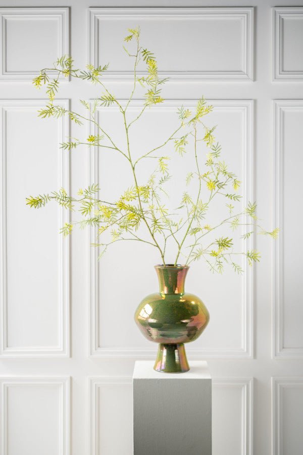 Kunstbloem Mimosa Tak Groen | 125 cm - NU PUUR & GROEN