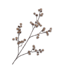 Rama de aguja artificial marrón | 114 cm