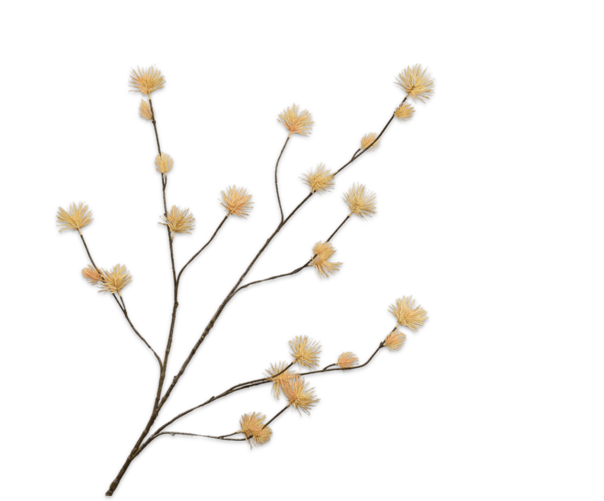 Kunstbloem Naaldtak Creme | 125 cm - NU PUUR & GROEN