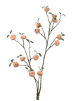 Kunstbloem Perzik Tak Oranje | 114 cm - NU PUUR & GROEN