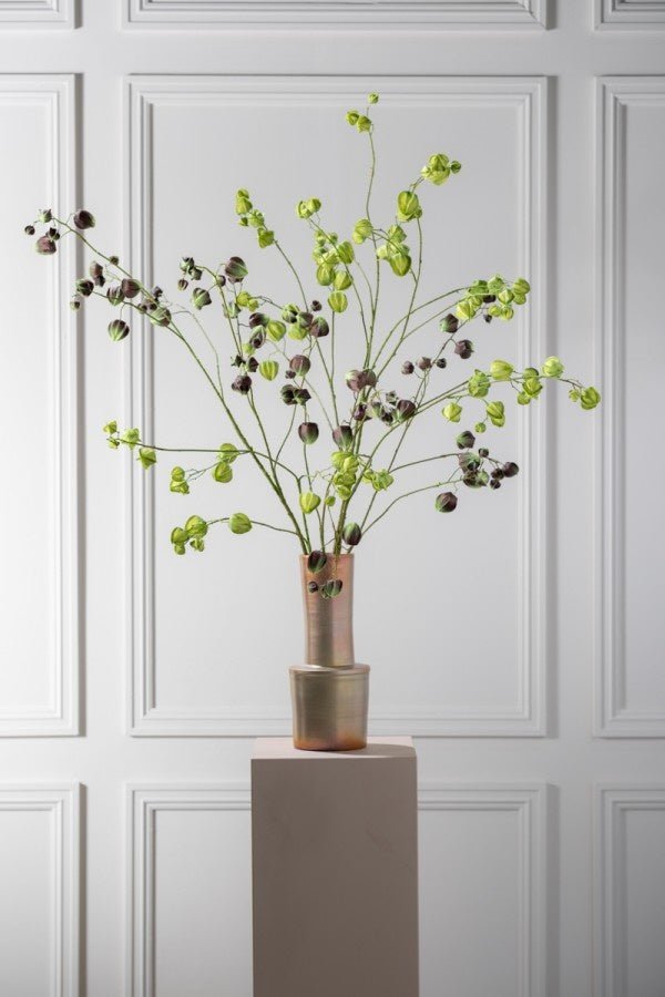 Kunstbloem Physalis Tak Groen | 123 cm - NU PUUR & GROEN