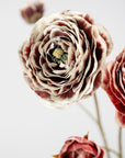 Kunstbloem Ranonkel Creme/Rood | 62 cm - NU PUUR & GROEN