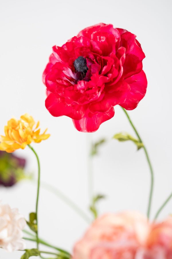 Kunstbloem Ranonkel Tak Beauty Real Touch | 63 cm - NU PUUR & GROEN
