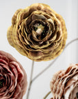 Kunstbloem Ranonkel Tak Geel/Bruin | 62 cm - NU PUUR & GROEN