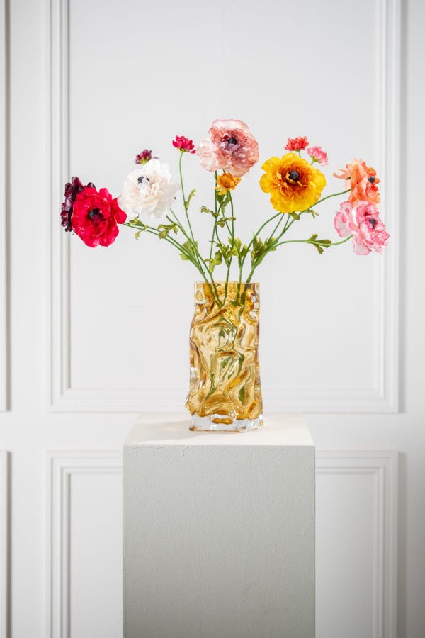 Kunstbloem Ranonkel Tak Roze Real Touch | 63 cm - NU PUUR & GROEN