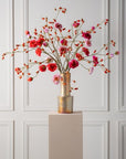 Kunstbloem Rozenbottel Tak Roze DK REAL TOUCH | 106 cm - NU PUUR & GROEN