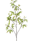 Kunstbloem Schefflera Tak Groen | 117 cm - NU PUUR & GROEN