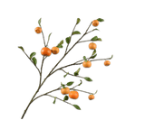 Kunstbloem Sinaasappel Tak Oranje | 124 cm
