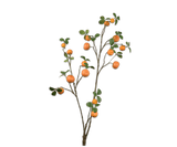 Kunstbloem Sinaasappel Tak Oranje/Groen | 114 cm