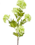 Kunstbloem Sneeuwbal Tak Groen | 85 cm - NU PUUR & GROEN