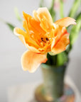 Kunstbloem Tulp Steel Oranje RT | 72 cm - NU PUUR & GROEN