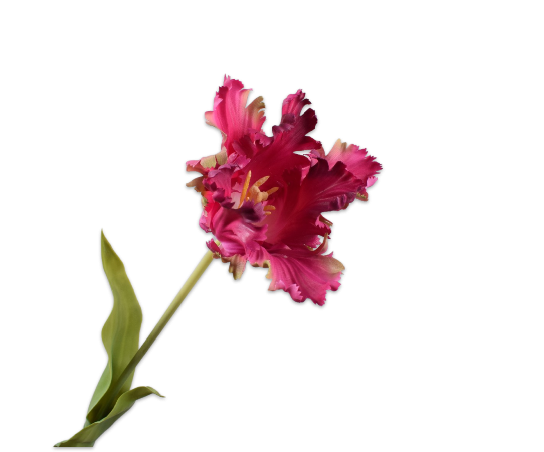 Kunstbloem Tulp Steel Paars/Roze | 71 cm - NU PUUR & GROEN