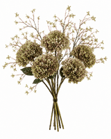 Kunstbloemen boeket | Boeket Hortensia's met bloesem Groen