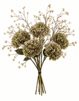 Kunstbloemen boeket | Boeket Hortensia's met bloesem Groen - NU PUUR & GROEN