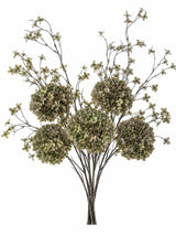 Bouquet de fleurs artificielles | Bouquet d'Hortensias avec fleurs Vert