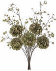 Kunstbloemen boeket | Boeket Hortensia's met bloesem Groen - NU PUUR & GROEN
