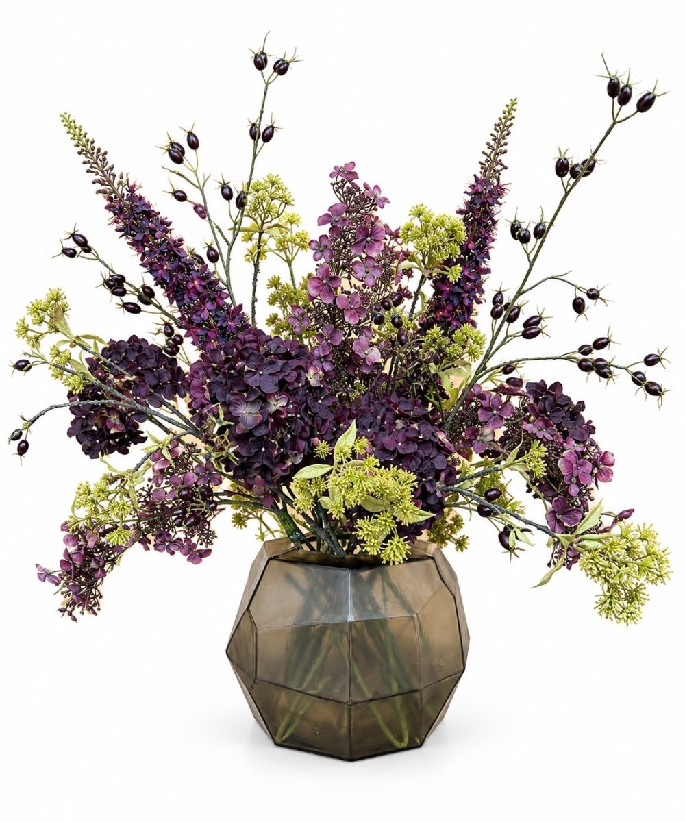Kunstbloemen boeket | Burgundy Elegance - NU PUUR & GROEN